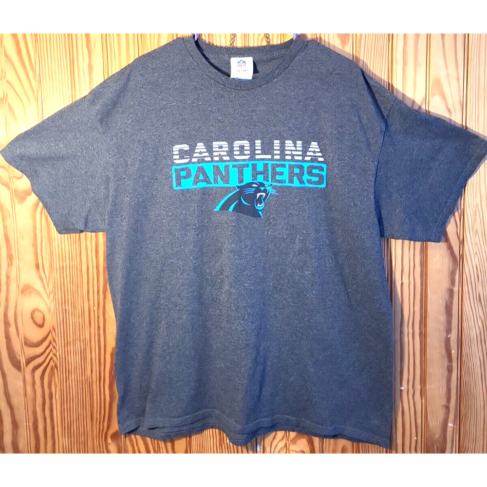 NFL Team Apparel T-shirt Carolina Panthers Men's XL Gently Used Condition